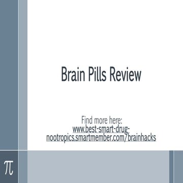 Brain Pills Review