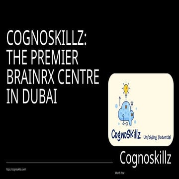 BRAINRX CENTRE IN DUBAI  by Cognoskillz Center Dubai