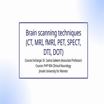 brain scanning.pptx CLINICAL NEUROLOGY PHARMACY PRACTICE