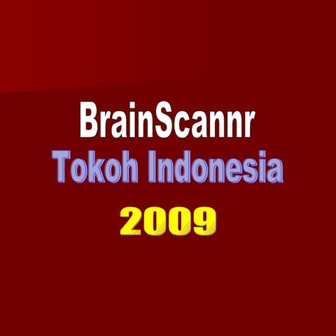 Brainscannr Tokoh Indonesia