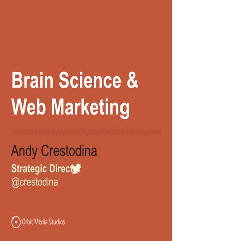 Brain Science and Web Marketing