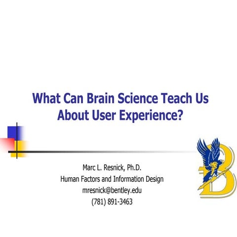 Brain science in ux