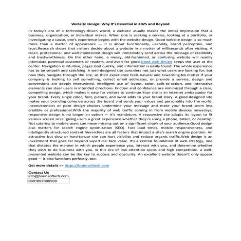 Brains Of Tech -Provides innovative solutions for your needs