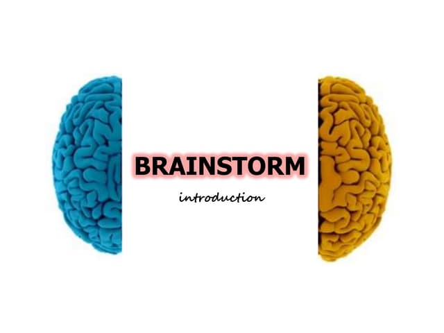 How to Brainstorming 