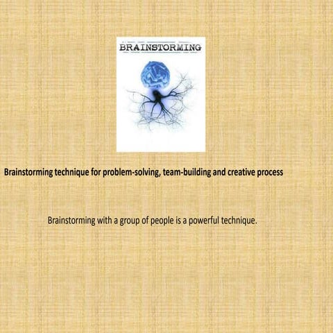 Brain Storming