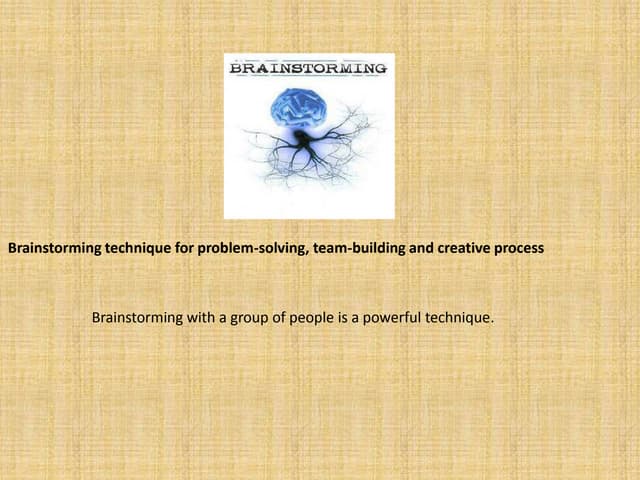 Brain Storming