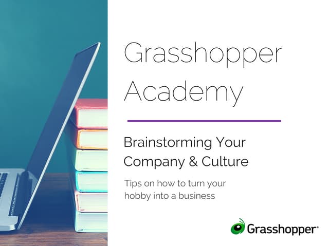 Brainstorming Your Company and Culture