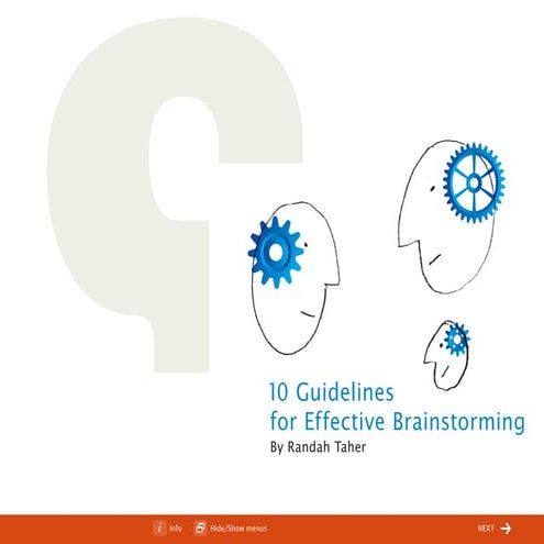 Guide to Effective Brainstorming