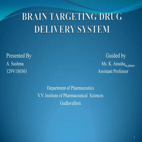 Approaches for Brain targetting