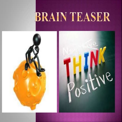 Brain teaser (1)