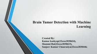 Brain Tumor Detection with Machine Learning.pptx