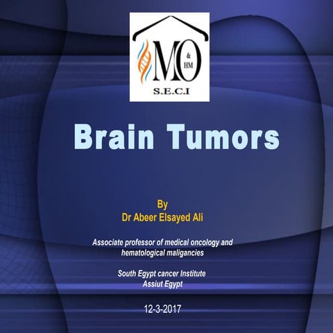 Brain tumor dr. abeer elsayed