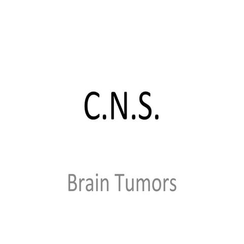 Diagnostic Imaging of Brain Tumors