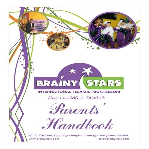 Brainy Stars International Montessori - Parents's Handbook | PDF