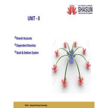Branch Accounting Presentation for under graduate