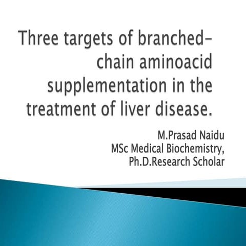 Branched chain aminoacids