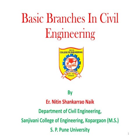 Branches in civil engg