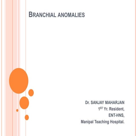 Branchial anomalies