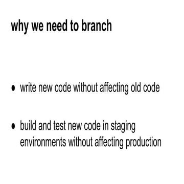 Branching by abstraction