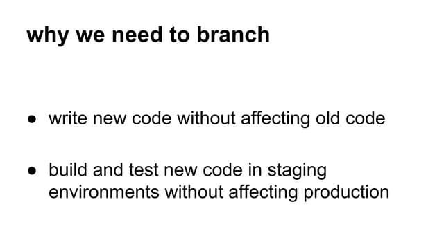 Branching by abstraction