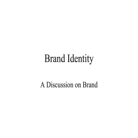 Brand Identity