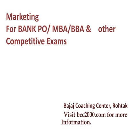 Brand mgmt ppt- FROM BAJAJ COACHING CLASS ROKTAK