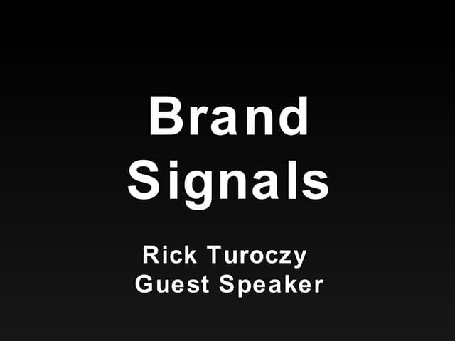 Brand Signals