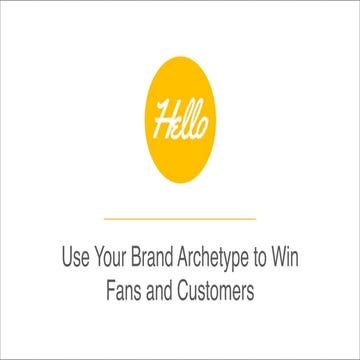 Brand Archetype Webinar