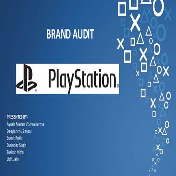 Brand audit playstation