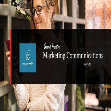 Marketing Communications Audit - Template by Brand Auditor