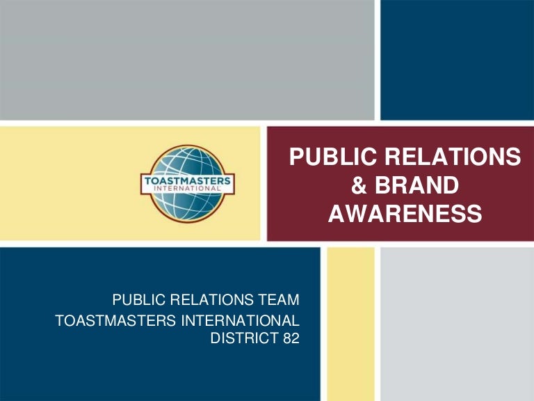 Toastmasters Brand Awareness