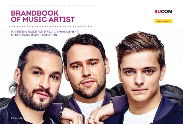 Brandbook of music artist