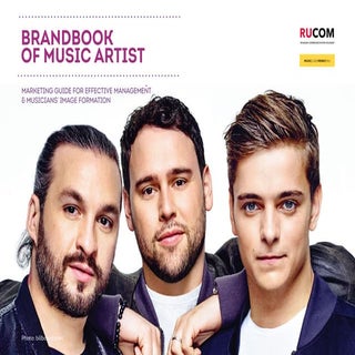 Brandbook of music artist