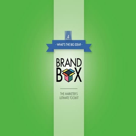 Brand Box 4 - What's The Big Idea? The Marketer's Ultimate Toolkit