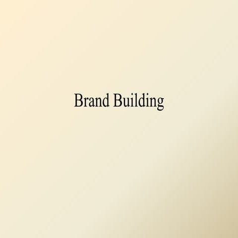 Brand Building.ppt