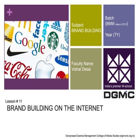 Brand building on internet