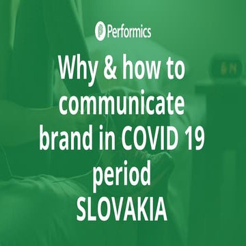 Brand communication during covid - SLOVAKIA