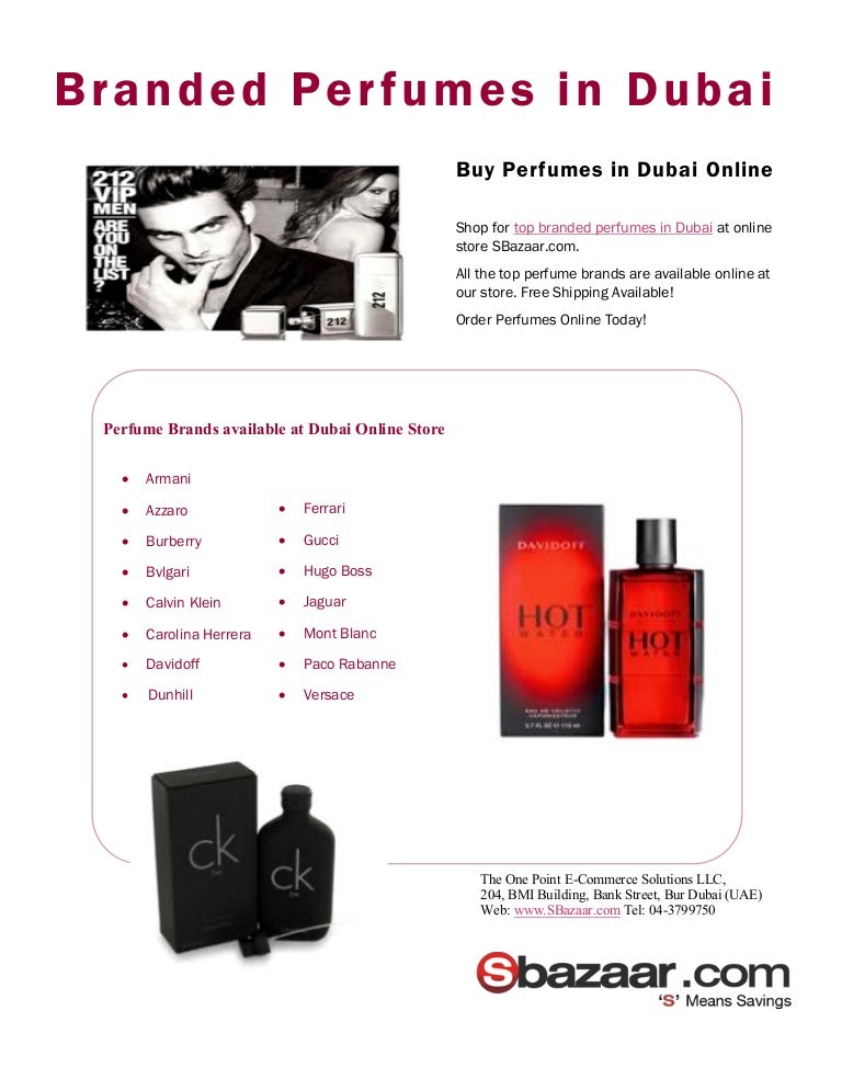 Branded Perfumes in Dubai