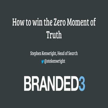 eCommerce Expo: How to Win the Zero Moment of Truth - Stephen Kenwright