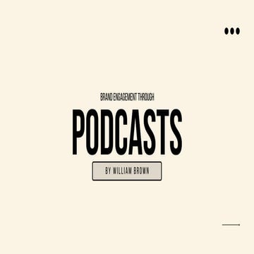 Brand Engagement Through podcasting