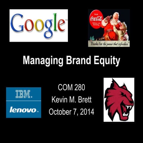 Managing Brand Equity