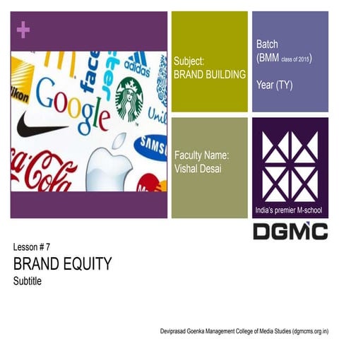 Brand equity