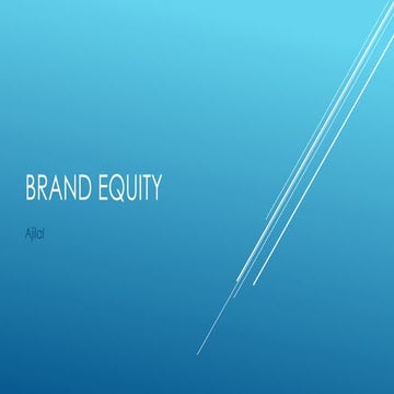 Brand equity