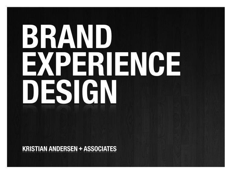 Brand Experience Design