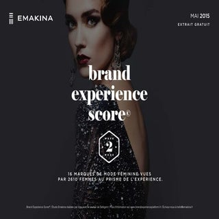 Brand Experience Score Wave 2- le s...