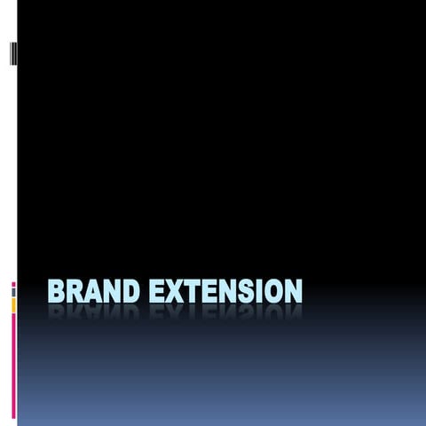 Brand extension product management