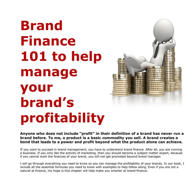 Finance 101 for Marketers