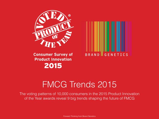 FMCG / CPG Consumer Trends 2015 - P...