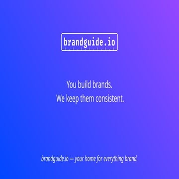 brandguide.io digital brand platform for ad agencies and businesses of all sizes