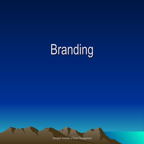Branding